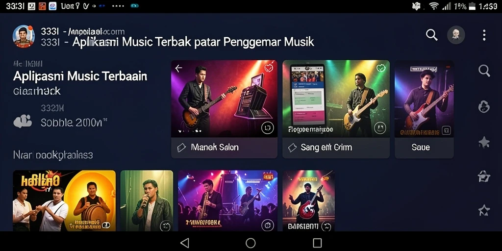 Tampilan gameplay 333I dengan fitur musik interaktif yang menarik.