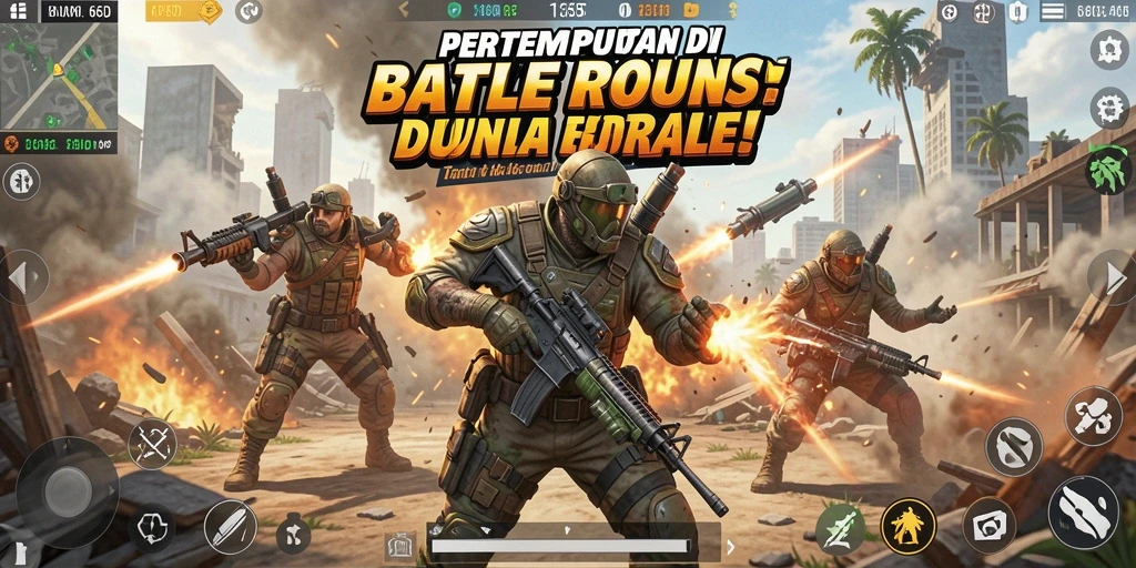 Tampilkan aksi seru dalam pertarungan Battle Royale di 66D.