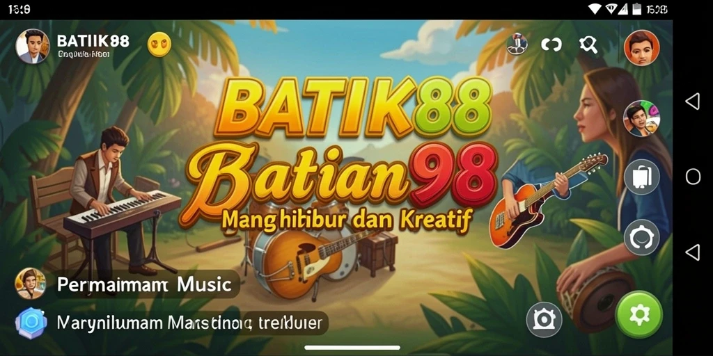 Tangkapan layar gameplay BATIK88 yang penuh dengan keseruan musik.