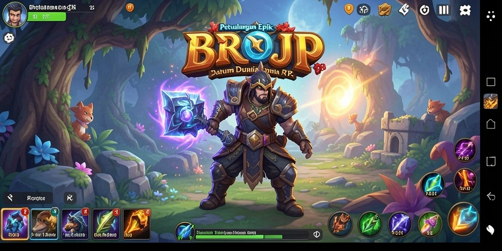 Tampilan gameplay BROJP yang imersif dan menantang.