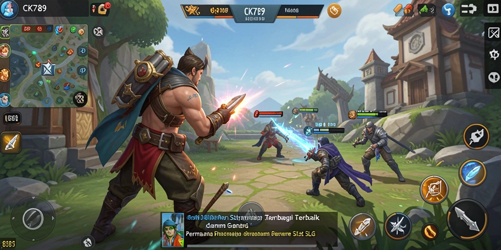 Tampilan gameplay <strong>CK789</strong> yang menarik dan strategis, ideal untuk penggemar SLG.