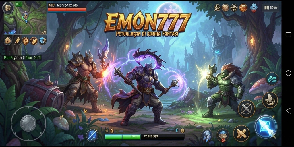 Gameplay seru dan penuh tantangan dari EMON777.