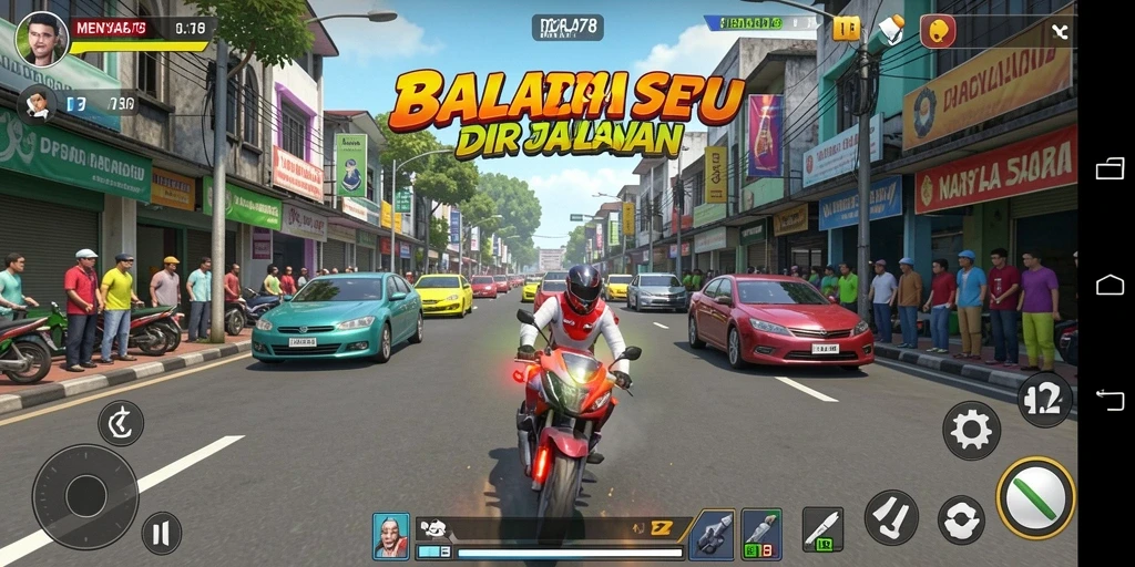 Tampilan gameplay seru dalam MENYALA78 yang memukau.